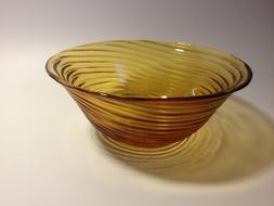 1 SALADIER EN VERRE STYLE VERECO  DURALEX VINTAGE