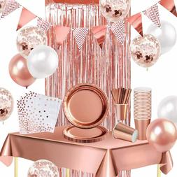 Jetable Or Rose Nappe Ballon D&eacute;coration F&ecirc;te Or Rose