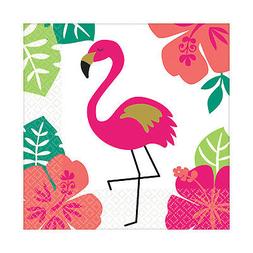 16 X Hawa&iuml;en Aloha Flamant Rose Boisson Canape Boissons Ser