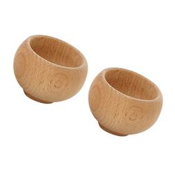 2 pieces jouets de vaisselle en bois