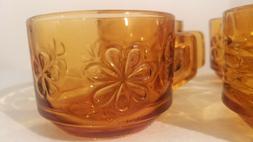 4 tasses et sous tasses Vereco vintage