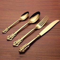 Inoxydable Fin D&icirc;ner Couteau Cuill&egrave;re Fourchette