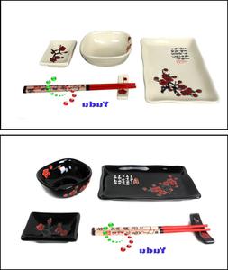 Set Bol Banc De Coutellerie Assiette Baguette Sushi Service