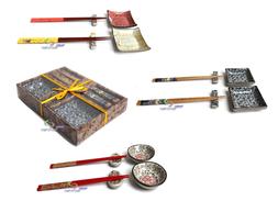 Set Asie Sushi Service Pour 2 Personnes Coffret Cadeau