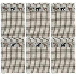 6 X poli-dri Marron & Blanc Vache Imprim&eacute;, Super Absorbant,