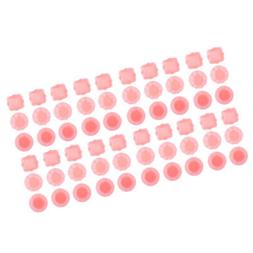 60pcs 1/6 Assiettes Miniatures Dollhouse Set Vaisselle
