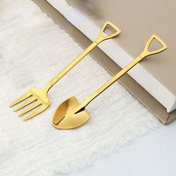 Acier Inoxydable Cuill&egrave;re Set Stirring Glace Cr&egrave;me Cuisine