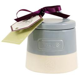 Co.artisan Sucre Pot , Bleu Th&eacute; Apr&egrave;s-midi Vaisselle C&eacute;ra