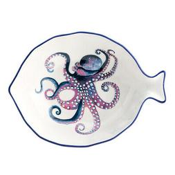 Co. Plat De Jour Grand Pieuvre Bol Oc&eacute;an Poisson Aquatiques