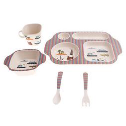 De B&eacute;b&eacute; En Bambou 5pc / Set Vaisselle De