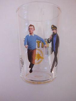 Beau verre &agrave; moutarde Les aventures de Tintin Cadeau No&euml;l