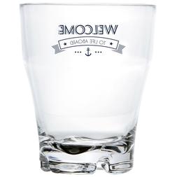 Marine Business Bienvenue Verre D'Eau Incassable Polycarbona