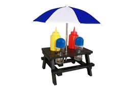 Camping Set Salz Poivre Ketchup Moutarde pour Bateau Camping