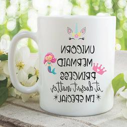 C&eacute;ramique Caf&eacute; Mugs Licorne Sir&egrave;nes Princesse Best Friend