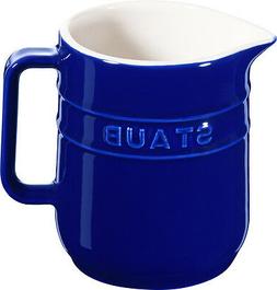 Staub C&eacute;ramique Petit Pot Carafe de Lait Rond Bleu Fonc&eacute; 0