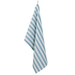 Sea Coquilles Aqua Turquoise Bleu Blanc Avec Rayures