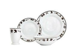 Harry Potter Creatures & Icons Dinnerware Sets | 4-Piece Cer