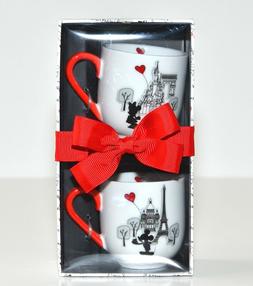 Disney Mickey Et Minnie Espresso Tasses, Ensemble De 2, Disn