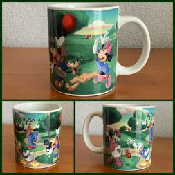 Disney Mug Tasse Minnie Mickey Daisy Donald Dingo Pluto TBE