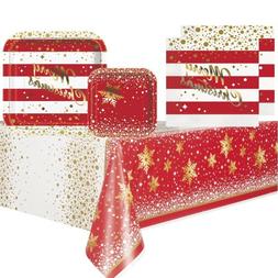 Dor&eacute; Sparkle No&euml;l F&ecirc;te Fournitures Vaisselle 
