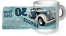 Dr&ocirc;le 30 Ans Banger Voiture Classique Motif Pour 30th Birth