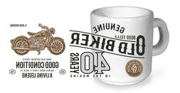 Dr&ocirc;le 40 Ans Motard Moto Motif Pour 40th Anniversaire C&eacute;ra