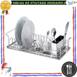 Design Petit Format Cuisine M&eacute;tal Chrom&eacute; 44 X 21 X 11,5 Cm