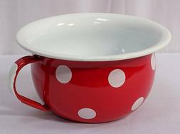 De Nuit, &agrave; Pois Rouge Blanc