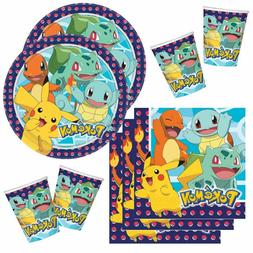 Jetable | Pokemon | Assiettes Tasses Serviettes