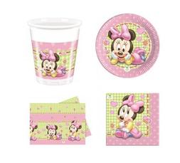 Lunettes Serviettes De Table Chiffon F&ecirc;te Minnie B&eacute;b&eacute; Ros