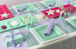 Set Pour 8 Clients 137-teilig Partypaket Couleurs Pastel