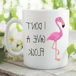 Flamant Rose Caf&eacute; Tasse I Don'T Give un Bourre Anniversaire