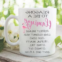 Flamant Rose Caf&eacute; Tasse 'Reasons' - Raisons To Be A Anniver