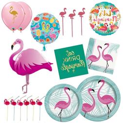 Flamant Rose &Eacute;t&eacute; F&ecirc;te Vaisselle, D&eacute;corations, Ballons