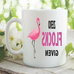 Flamant Rose Tasses &agrave; Caf&eacute; Z&eacute;ro Flocks Given Anniversaire