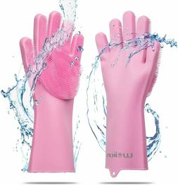 Pour Le Nettoyage En Silicone Magique R&eacute;sistant Chaleur Ros