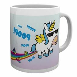 GB Eye Licorne Arc-en-Ciel Poop Design C&eacute;ramique Caf&eacute; Tass