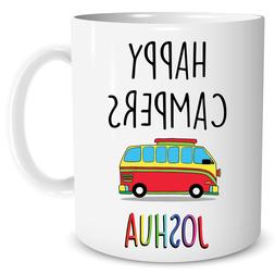 Happy Camping car Tasse &agrave; Caf&eacute; sur Mesure Personnalis&eacute; &agrave;