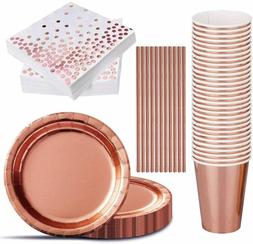 Jetable F&ecirc;te Anniversaire Or Rose