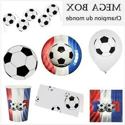 Kit anniversaire Foot M&eacute;ga Box Champion du monde f&ecirc;te D&eacute;c