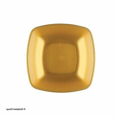 12 vaisselle fonds square carres or ps