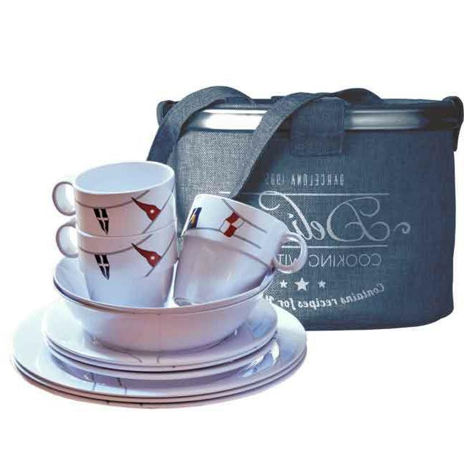 13teiliges melamine dinette pour 4 personnes regatta