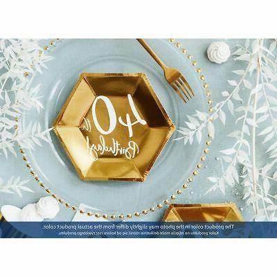 18 pieces plat vaisselle anniversaire 40 annees