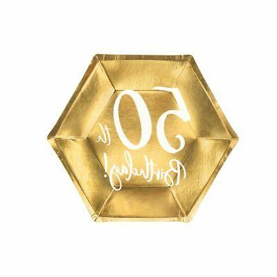 18 pieces plat vaisselle anniversaire 50 annees