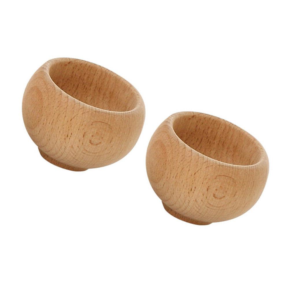 2 pieces jouets de vaisselle en bois
