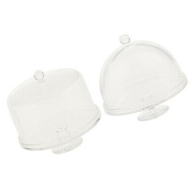 2pcs pot de dessert en plastique vaisselle