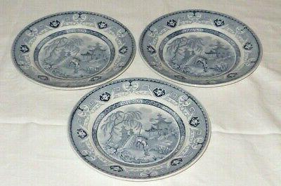 3 vieux assiette assiette yeddo u