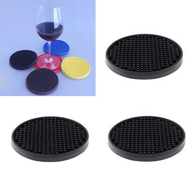 3x sous verres a boisson ronde en