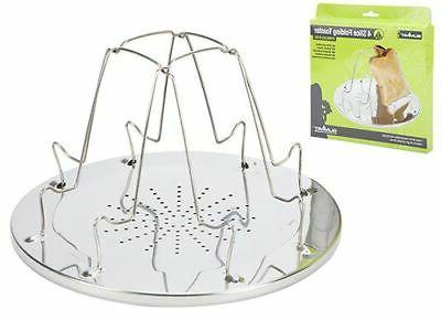4 tranche pliable camping grille pain gaz