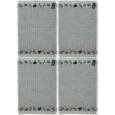 4 x poli dri noir et blanc